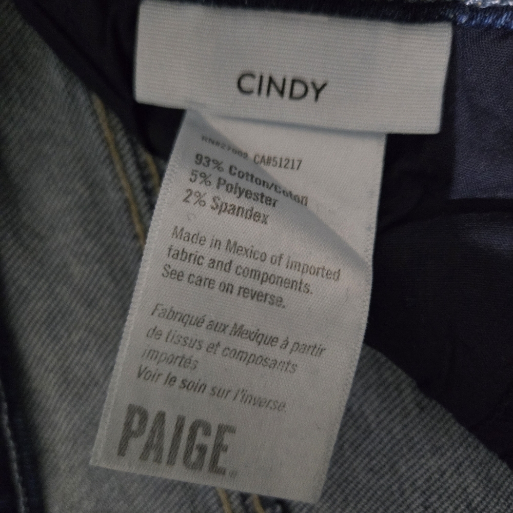 Paige Cindy High Rise Straight Ankle Jeans, 28, NWT - Picture 6 of 13